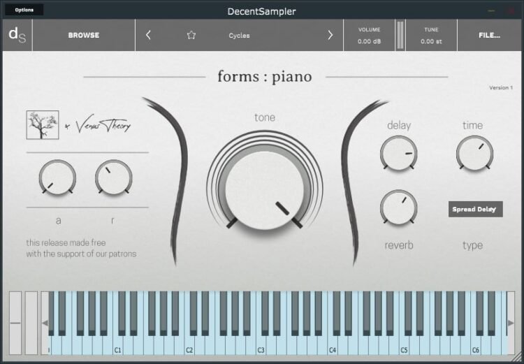 Venus Theory releases forms:piano, a FREE emotive piano library for Decent Sampler Venus Theory releases forms:piano, a FREE emotive piano library for Decent Sampler