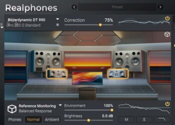 Save 30% on dSONIQ Realphones 2 plugin for mixing with headphones