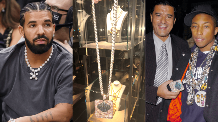 Drake Adds Another Classic Pharrell Chain To His Collection Thanks To Kid Cudi Drake Adds Another Classic Pharrell Chain To His Collection Thanks To Kid Cudi