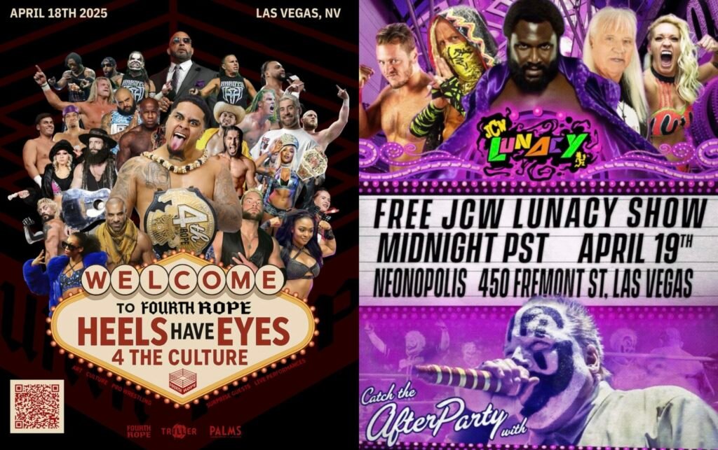 Westside Gunn & Violent J of the Insane Clown Posse Take Over Vegas During WrestleMania Weekend with 4th Rope & JCW