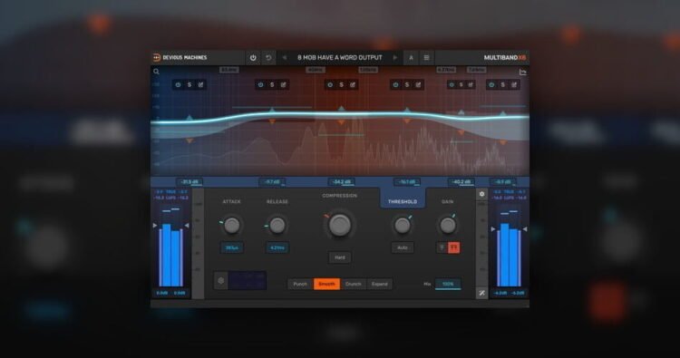 Multiband X6 compressor plugin by Devious Machines on sale for $79 USD Multiband X6 compressor plugin by Devious Machines on sale for $79 USD
