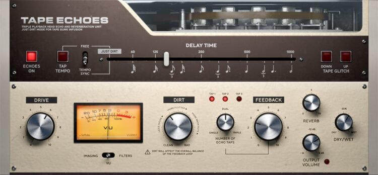 Softube Tape Echoes is $29 At Plugin Boutique until June 15th Softube Tape Echoes is $29 At Plugin Boutique until June 15th