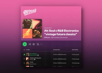 91Vocals releases Alt Soul x R&B Electronica sample pack