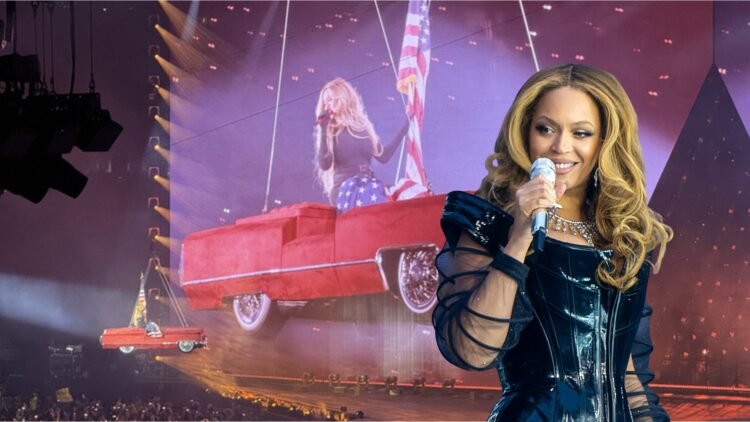 Beyoncé Handles Potentially Dangerous Flying Car Malfunction During ‘Cowboy Carter’ Houston Concert Beyoncé Handles Potentially Dangerous Flying Car Malfunction During ‘Cowboy Carter’ Houston Concert