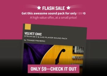 Save 75% on Velvet Chic sound pack for Strum GS-2 & AAS Player