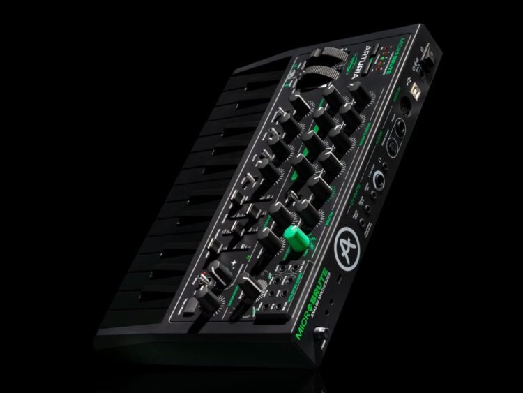 Arturia’s MicroBrute UFO Edition is a serious piece of eye candy