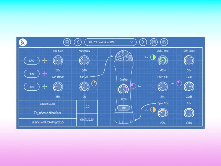 Caelum Audio’s Toyphonic Micraliser destroys your vocals and is totally not serious Caelum Audio’s Toyphonic Micraliser destroys your vocals and is totally not serious