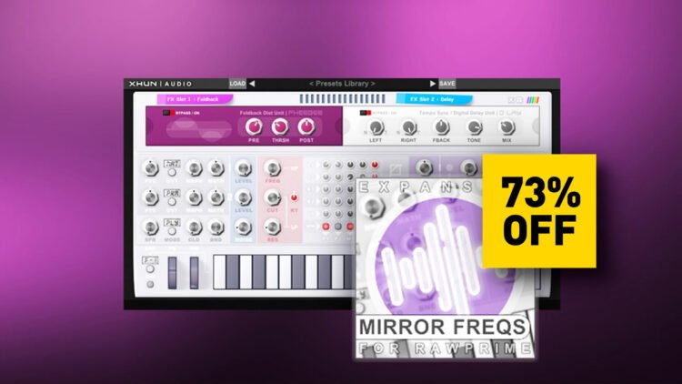 Save 73% on RawPrime Hybrid Synth + Mirror Freqs Expansion by Xhun Audio