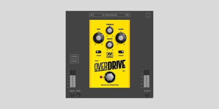 Get VZtec Overdrive stompbox plugin for FREE