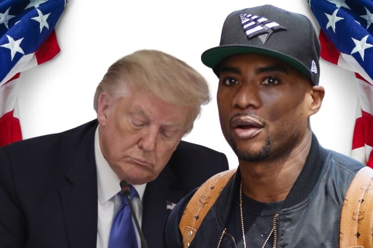 President Donald Trump Unloads Racist Sleazebag Charlamagne Tha God