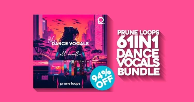 Save 94% on Dance Vocals Bundle by Prune Loops Save 94% on Dance Vocals Bundle by Prune Loops