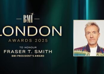 Fraser T. Smith to receive President’s Award at BMI London Awards next month