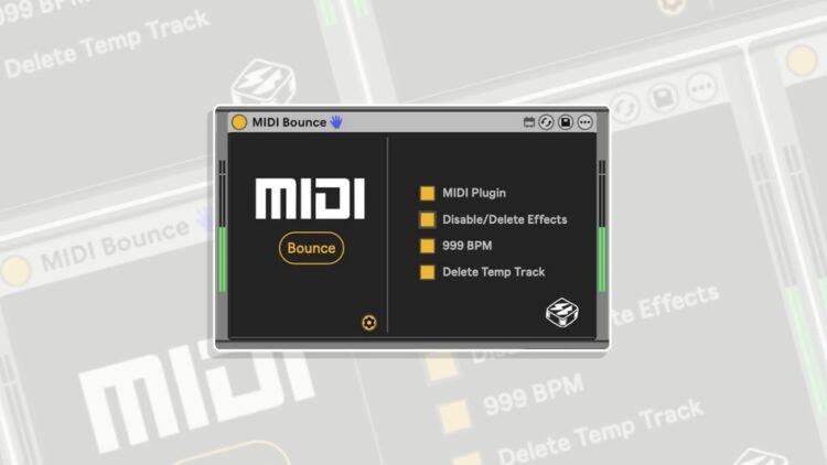 Isotonik Studios introduces MIDI Bounce for Ableton Live by Side Brain