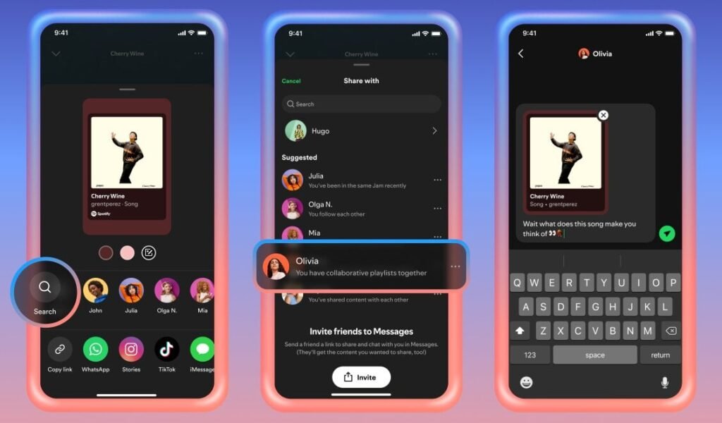 Slide into Spotify’s DMs: Platform launches in-app messaging to boost content sharing