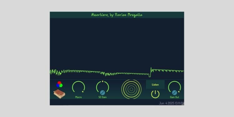 Florian Mrugalla releases Absorbiere, a free sidechain ring modulation plugin Florian Mrugalla releases Absorbiere, a free sidechain ring modulation plugin