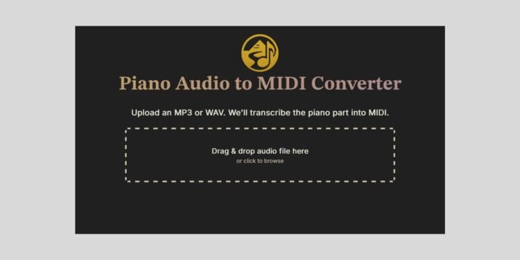 Eldoraudio releases a FREE AI-powered online piano audio to MIDI converter Eldoraudio releases a FREE AI-powered online piano audio to MIDI converter