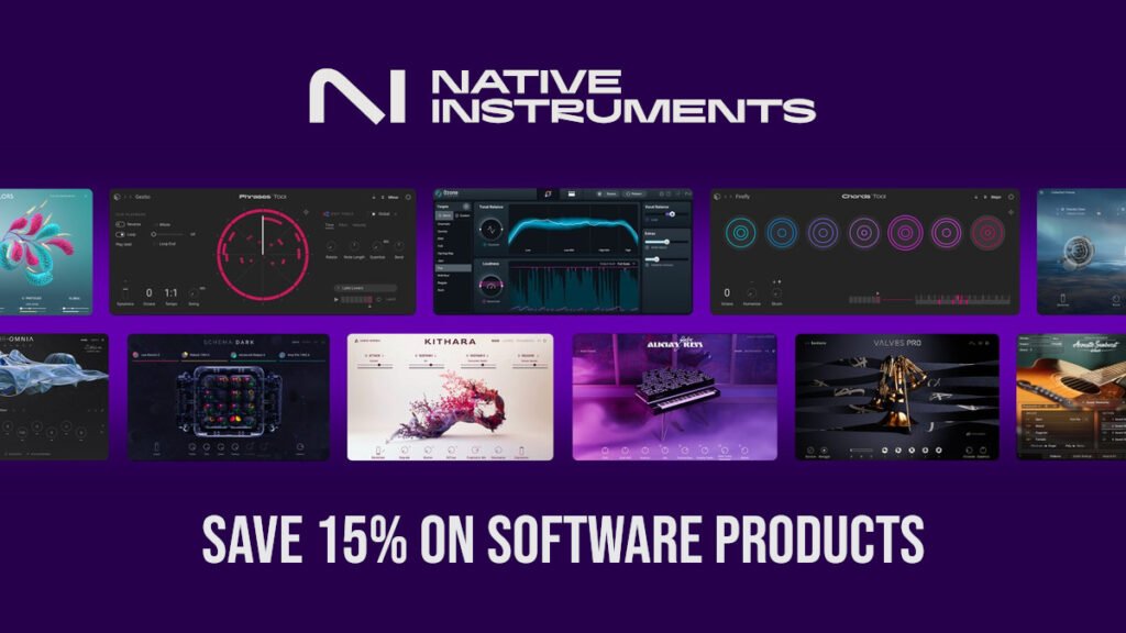 Save 15% on Native Instruments software products