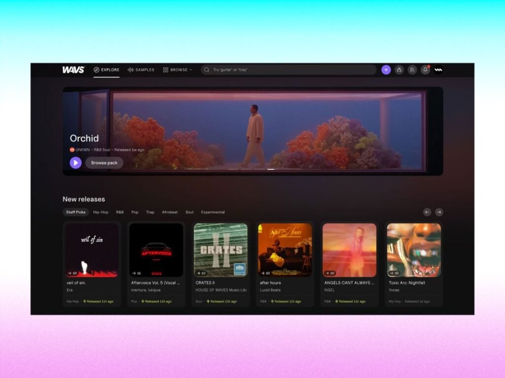 WAVS’ AI Sample Finder is an “industry-first” workflow enhancement that finds the right sounds for your project – and most are royalty free