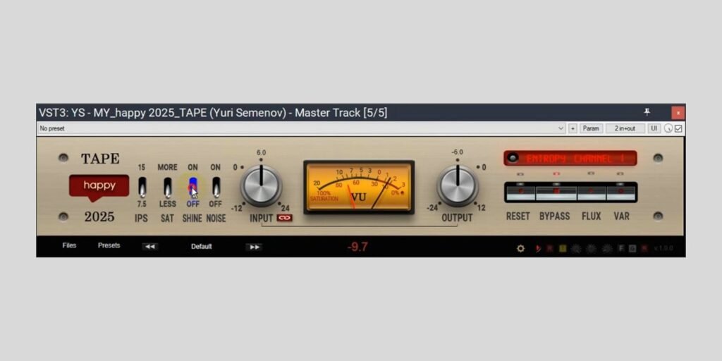 Yuri Semyonov releases My Happy Tape, a FREE vintage tape recorder emulation