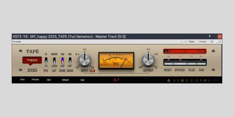 Yuri Semyonov releases My Happy Tape, a FREE vintage tape recorder emulation Yuri Semyonov releases My Happy Tape, a FREE vintage tape recorder emulation