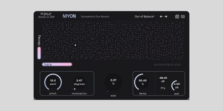 Artists in DSP MYON 1.1 Reverb Plugin is FREE for BPB readers until September 22 Artists in DSP MYON 1.1 Reverb Plugin is FREE for BPB readers until September 22