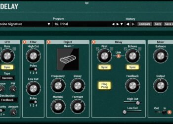 Objeq Delay plugin by Applied Acoustics Systems on sale for $10 USD!