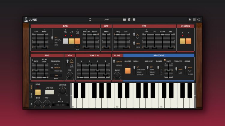 AudioThing launches JUNE software synthesizer instrument AudioThing launches JUNE software synthesizer instrument