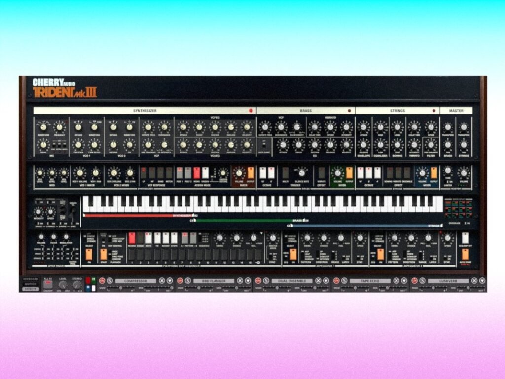 Cherry Audio releases Korg-inspired Trident Mk III synth plugin