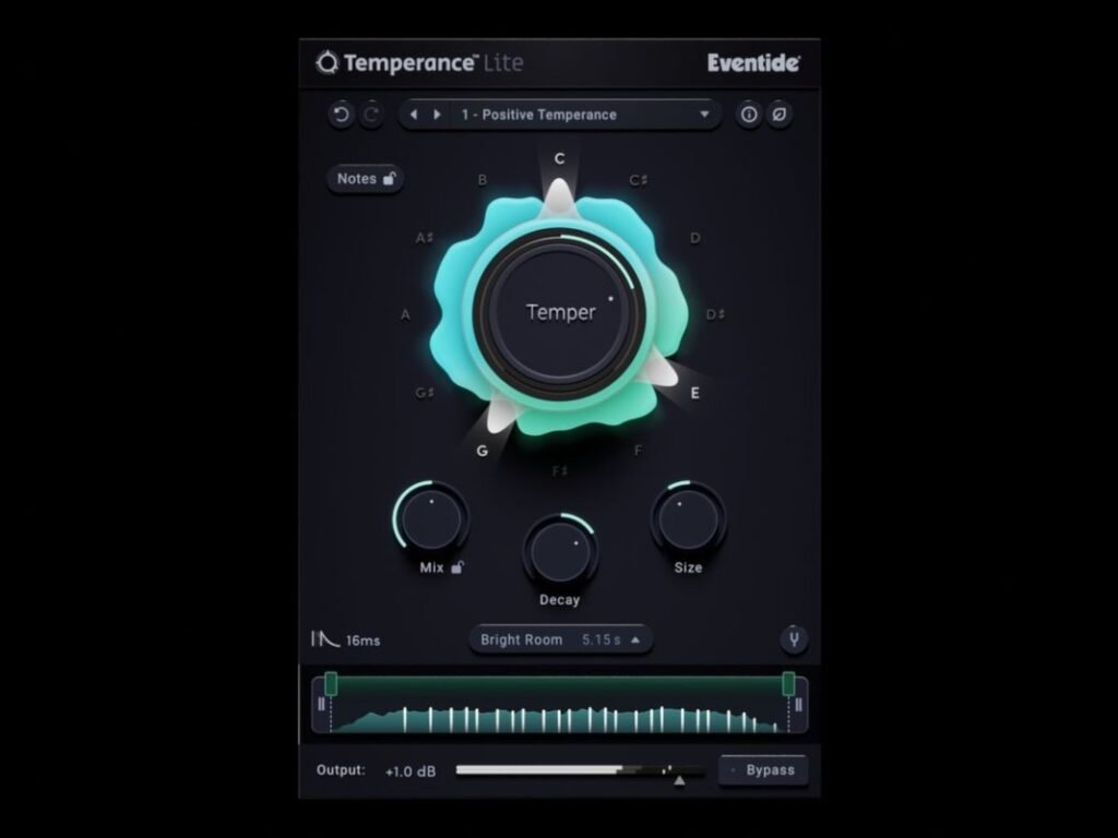 Want to play your reverb like an instrument? Temperance Lite, the world’s first “musical reverb” plugin by Eventide gives you ultimate control over every note