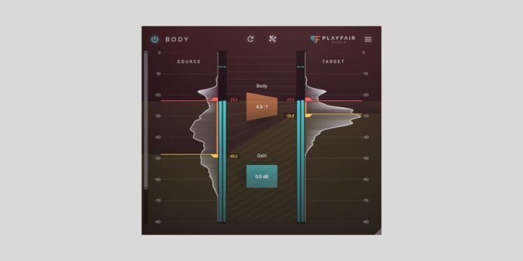 Playfair Audio releases Body, a FREE innovative dynamic processor plugin