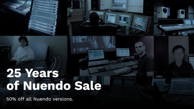 Steinberg celebrates 25 years of Nuendo with 50% OFF Sale Steinberg celebrates 25 years of Nuendo with 50% OFF Sale