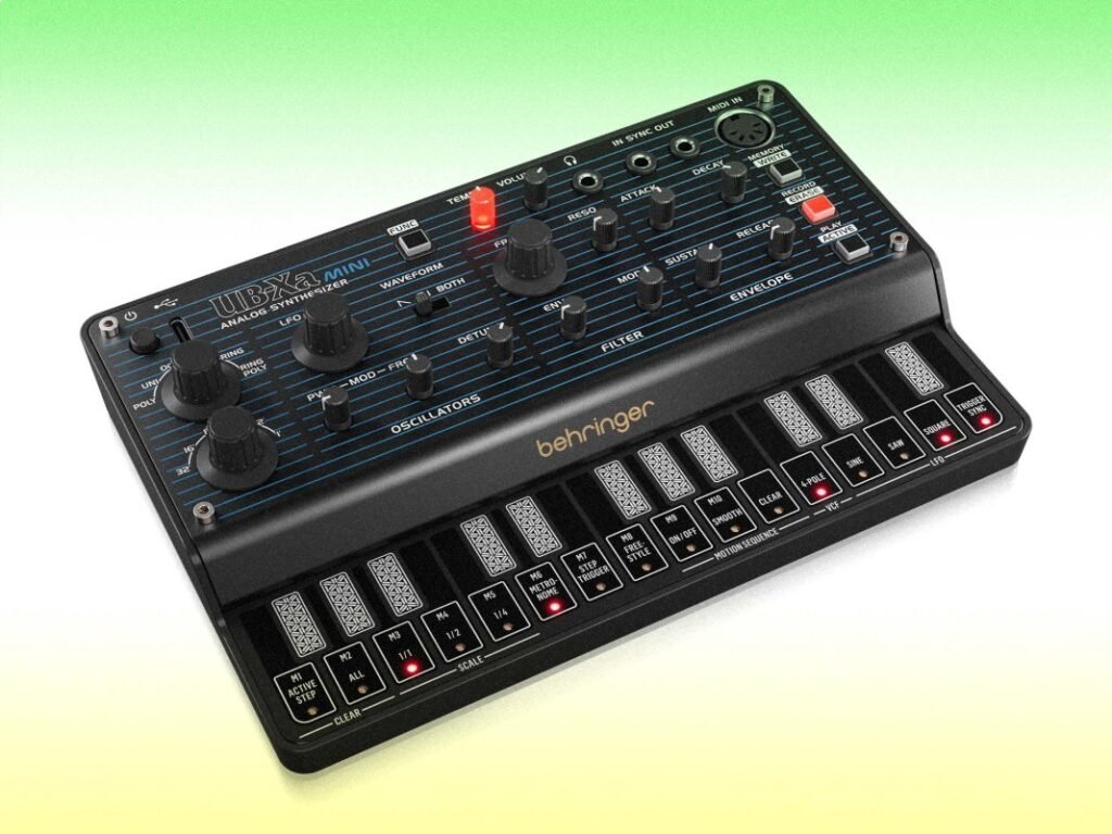 Behringer scales down its UB-Xa synth (again) with the “travel-ready” UB-Xa Mini