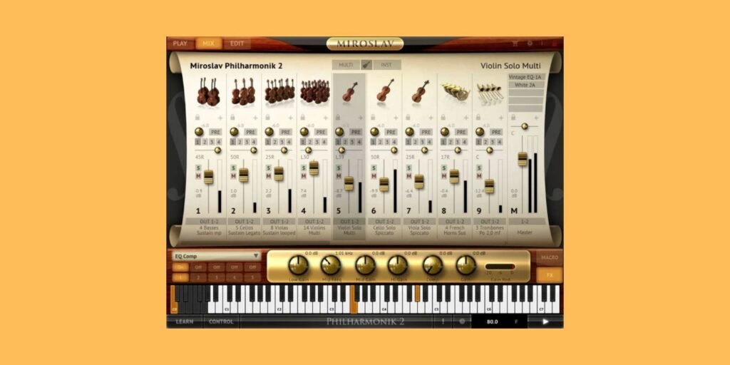 Get Miroslav Philharmonik 2 CE for just $1 in IK Multimedia Humble Bundle
