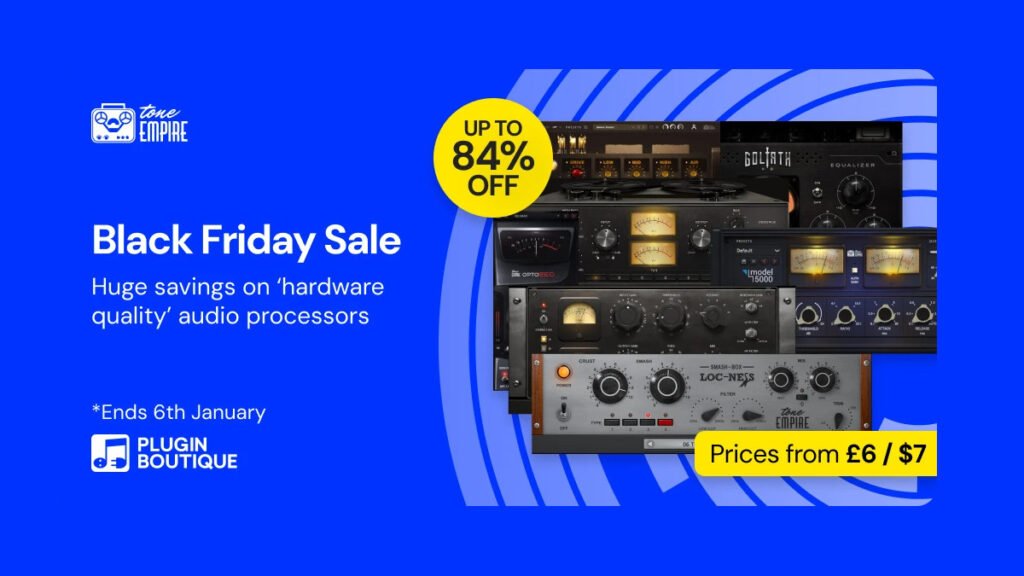 Save up to 84% on audio plugins Save up to 84% on audio plugins