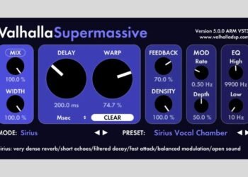 Valhalla DSP updates Supermassive 5.0.0 with new Sirius mode
