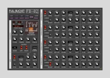 Full Bucket Music releases FB-02, a free emulation of the Yamaha FB-01 module