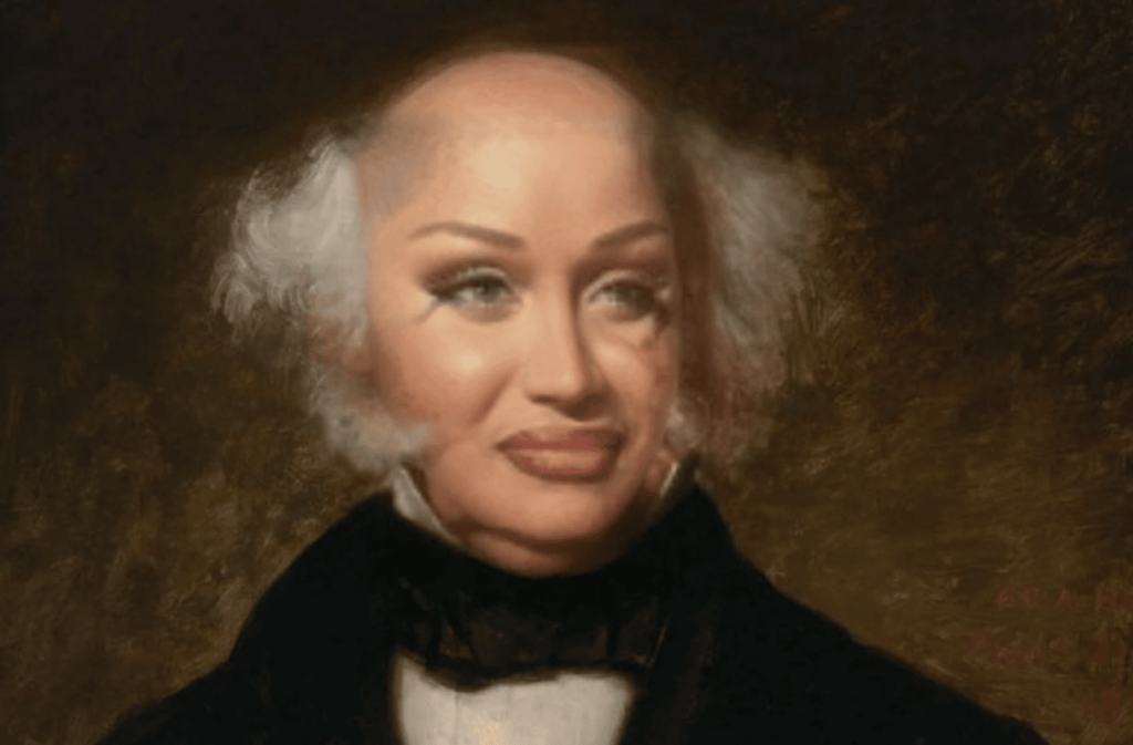 Cardi Van Buren: Rapper Mocks Her Side Burns Using 19th Century President