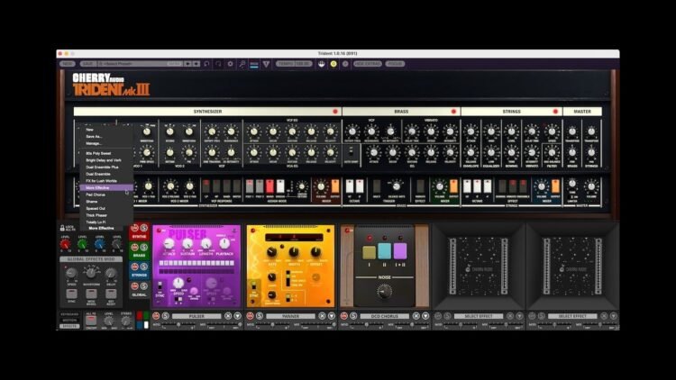 Cherry Audio updates Trident Mk III and Mercury-8 synthesizers