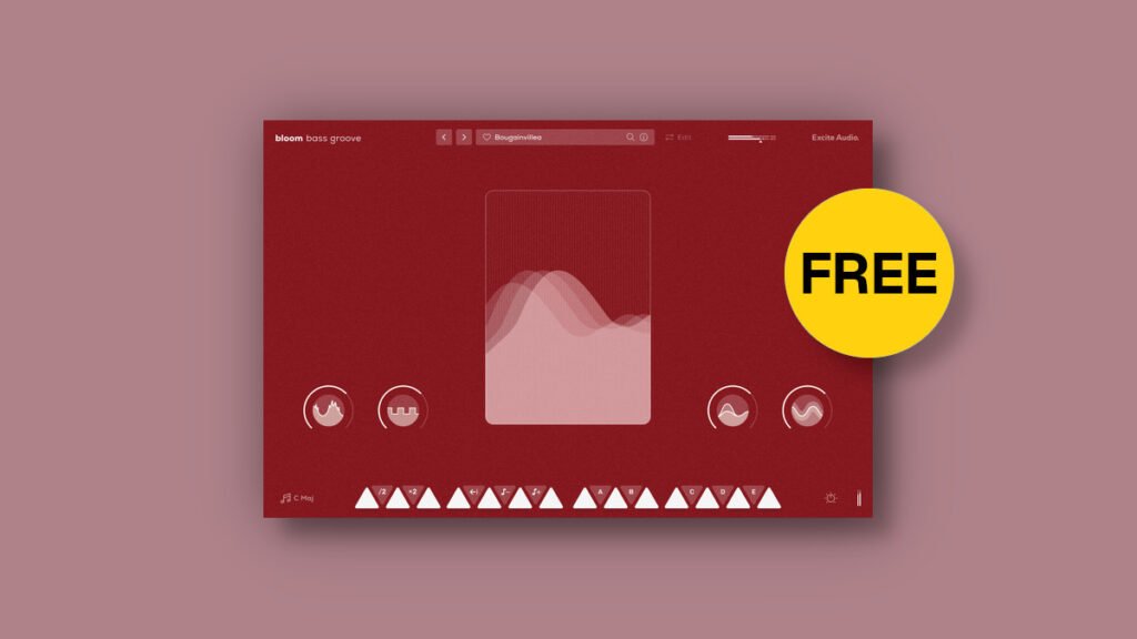 Bloom Bass Groove Lite virtual instrument by Excite Audio Bloom Bass Groove Lite virtual instrument by Excite Audio