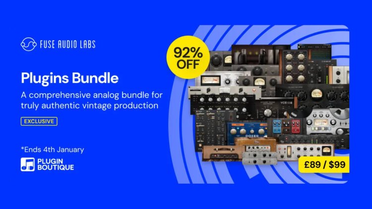 Save 92% on Fuse Audio Labs Plugins Bundle Save 92% on Fuse Audio Labs Plugins Bundle