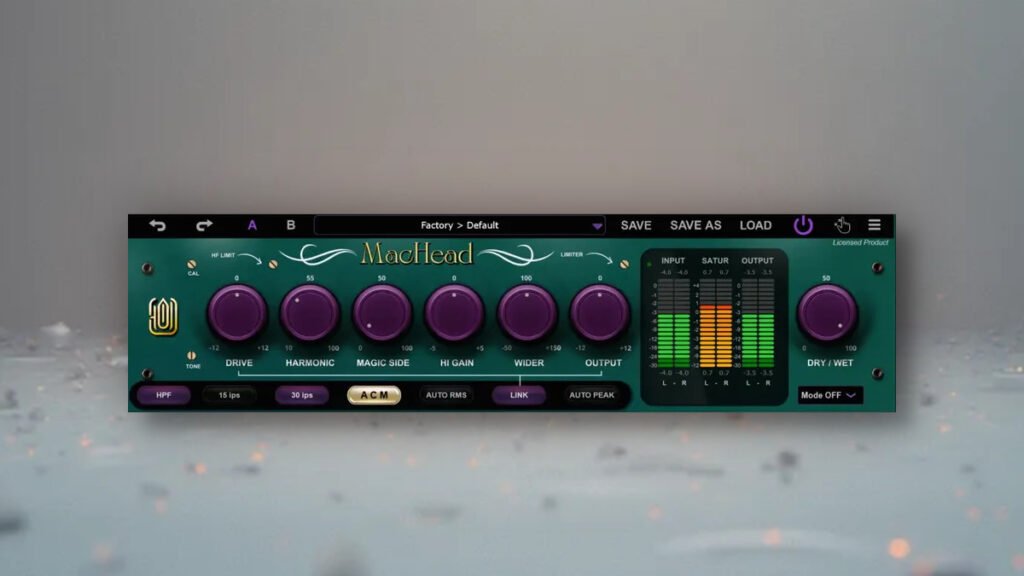 Garuc Audio releases MacHead mixing and mastering effect plugin
