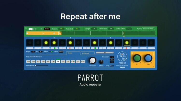 New Music Gear Monday: Klevgrand Parrot Audio Repeater Plugin