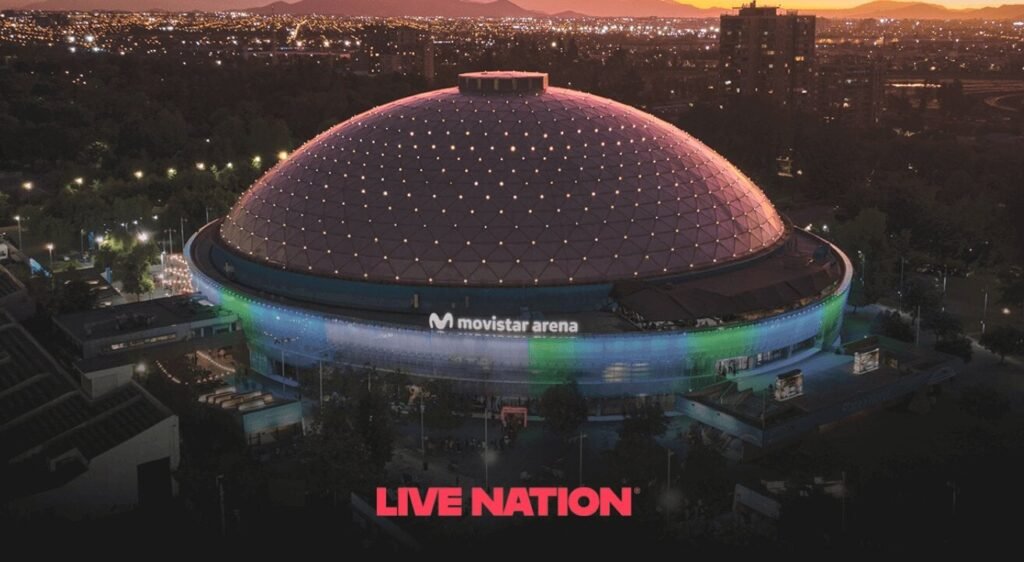 Live Nation acquires majority stake in Chile’s Movistar Arena