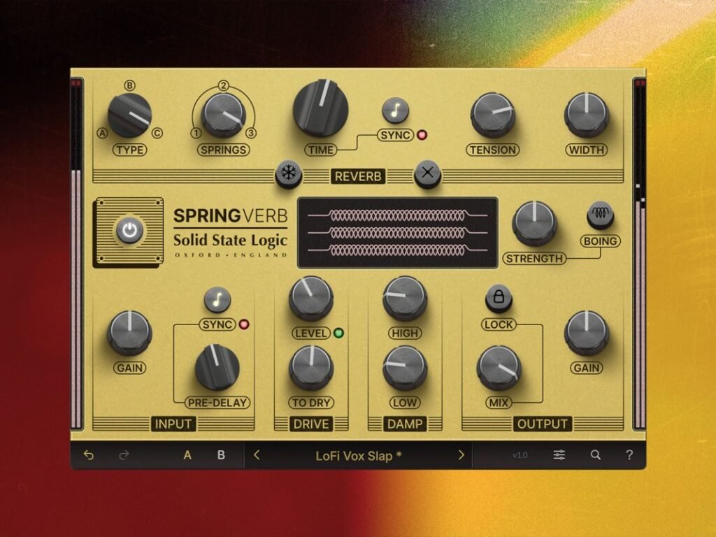 Get the “unmistakable vibe of classic spring reverb” with Solid State Logic's new SpringVerb plugin Get the “unmistakable vibe of classic spring reverb” with Solid State Logic's new SpringVerb plugin