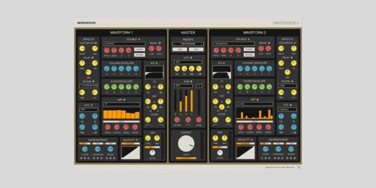 Majetone offers Pantomime 4 virtual synth FREE for email subscribers