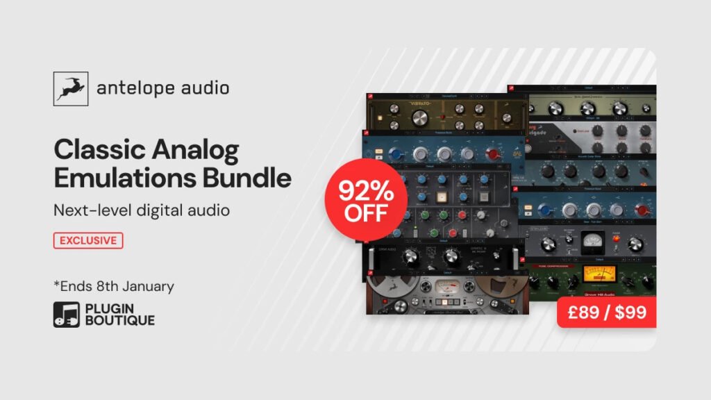 Classic Analog Emulations Bundle by Antelope Audio on sale for $99 USD