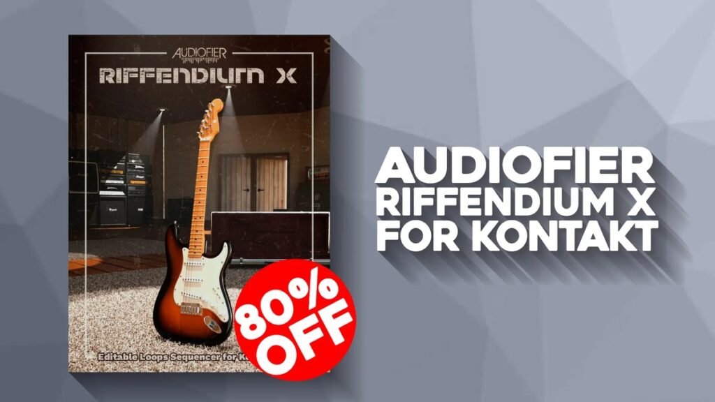 Save 80% on Riffendium X for Kontakt by Audiofier Save 80% on Riffendium X for Kontakt by Audiofier