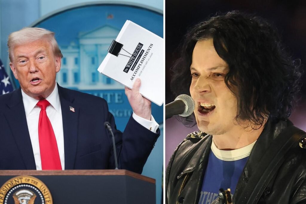 Jack White Mocks Trump's 'Accomplishments' in Scathing IG Post Jack White Mocks Trump's 'Accomplishments' in Scathing IG Post