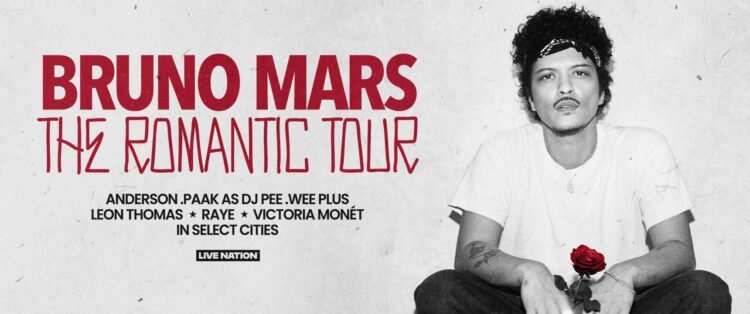 Bruno Mars Announces Global Stadium ‘The Romantic’ Tour