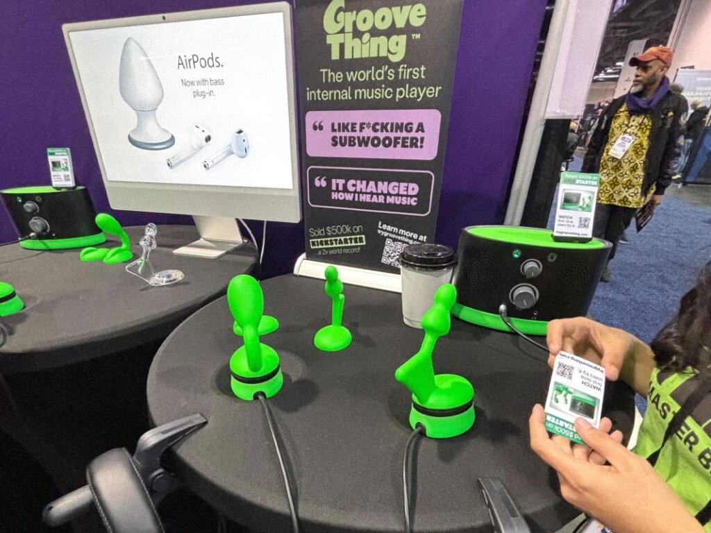I checked out Groove Thing, the musical sex toy, at NAMM I checked out Groove Thing, the musical sex toy, at NAMM